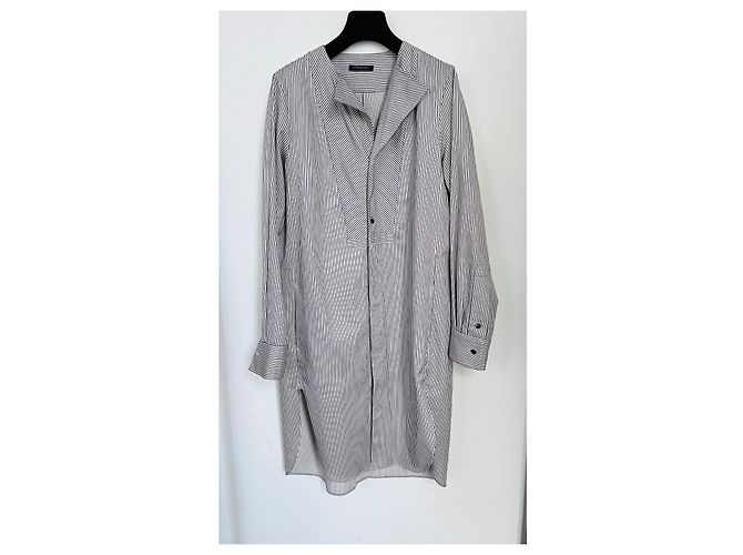 Vestido Strenesse de algodón crema - vista 7