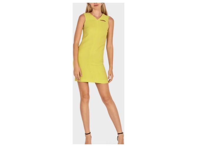 Versace Neon Chic Kleid Grün - Ansicht 4