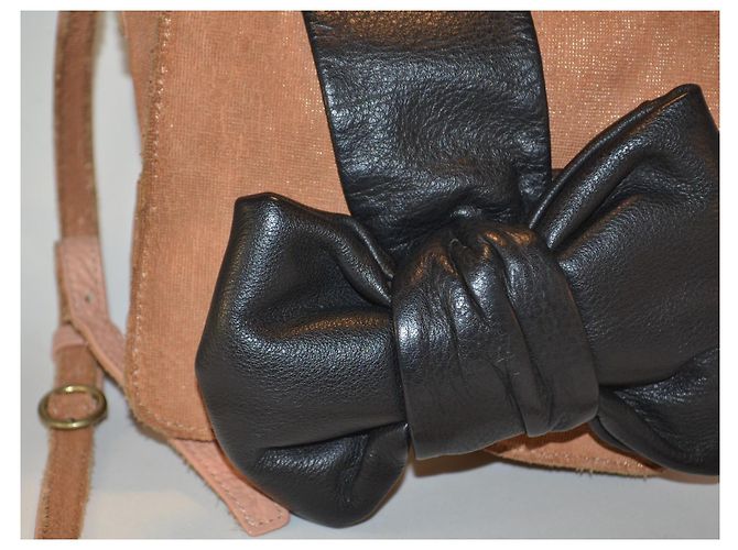 See by Chloé Umhängetasche Leder und Canvas braun schwarz - Ansicht 2