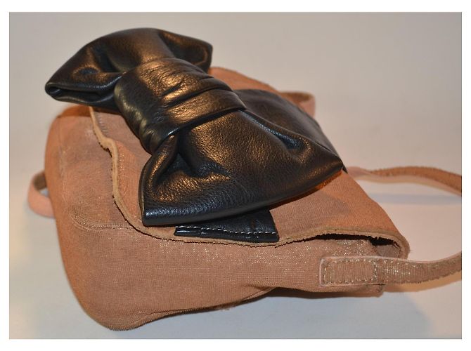 See by Chloé Umhängetasche Leder und Canvas braun schwarz - Ansicht 3