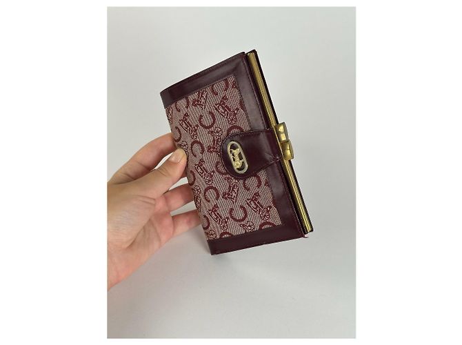 Céline Vintage Celine Macadam Monogram wallet purple - view 14