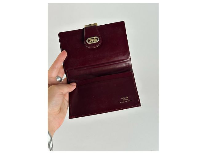 Céline Vintage Celine Macadam Monogram wallet purple - view 5