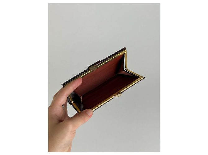 Céline Vintage Celine Macadam Monogram wallet purple - view 6