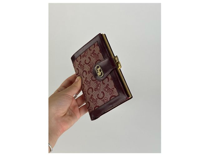 Céline Vintage Celine Macadam Monogram wallet purple - view 8