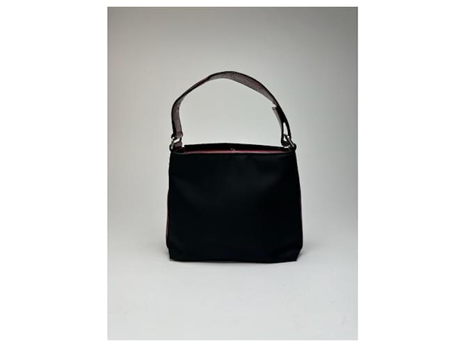 Vintage Givenchy Handtasche schwarz rot - Ansicht 4