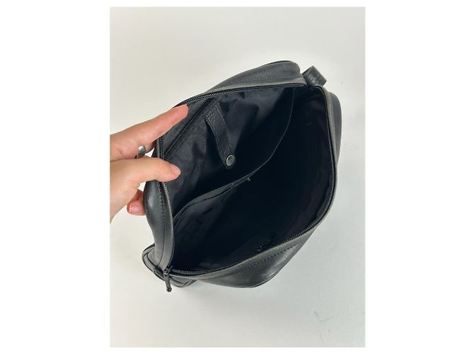 Clutch vintage Issey Miyake nero - vista 3