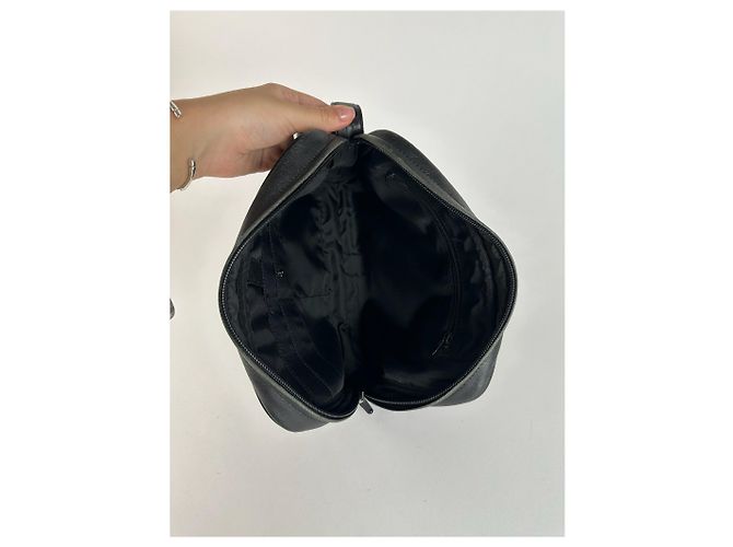 Clutch vintage Issey Miyake nero - vista 4