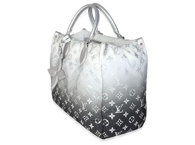 Louis Vuitton Frost Nylon Monogram Gradient LV Snow Onthego MM Brown White - view 3