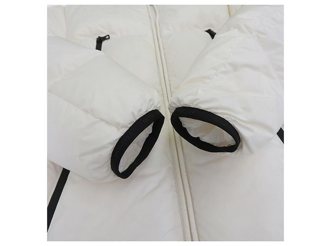 Chaqueta de plumas Moncler blanca de nylon Blanco - vista 4