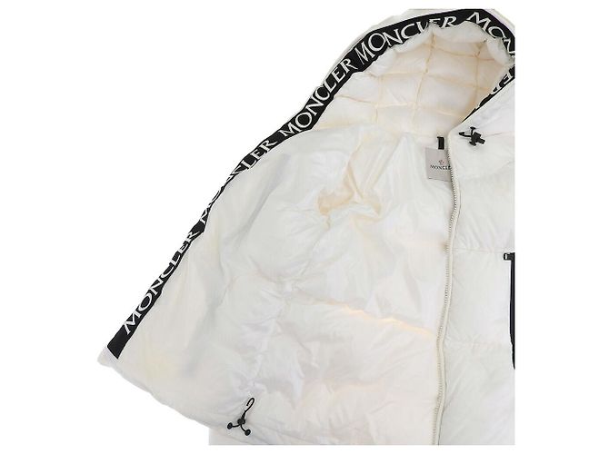 Chaqueta de plumas Moncler blanca de nylon Blanco - vista 7