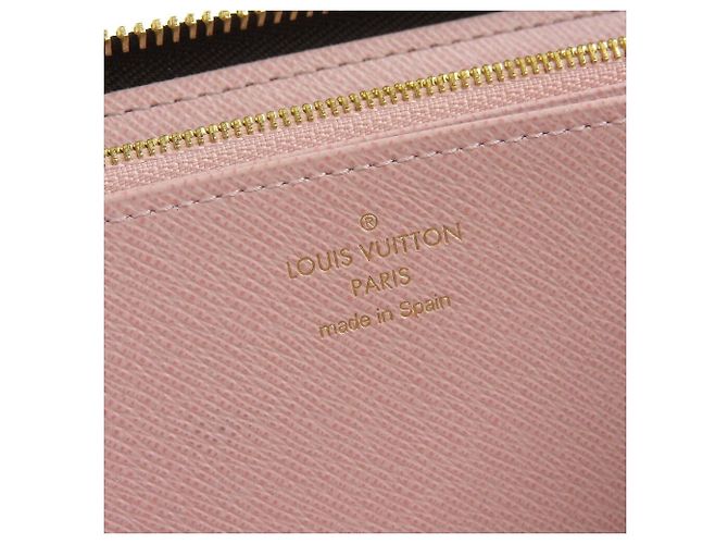 Cartera Zippy Damier Louis Vuitton N60046 Rosa - vista 7
