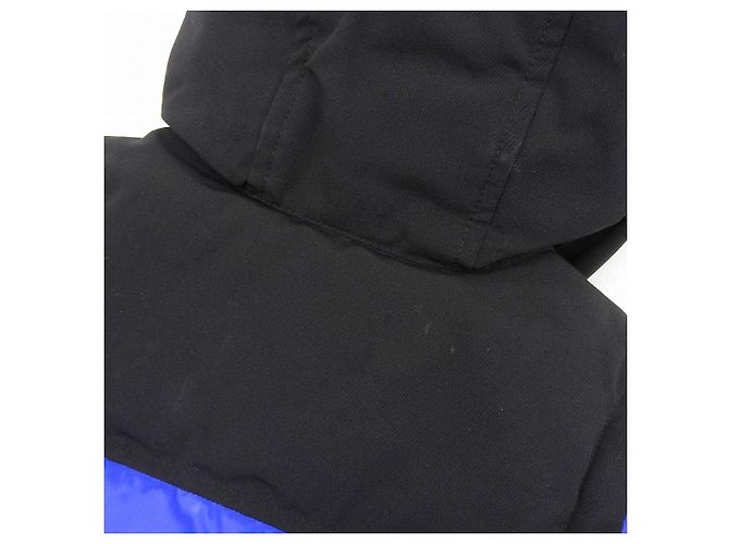 Giacca in Piuma Moncler Kids Blu Nero - vista 6