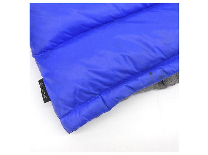 Giacca in Piuma Moncler Kids Blu Nero - vista 7
