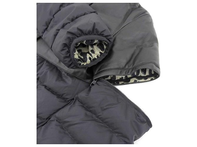 Abrigo de plumas Louis Vuitton negro marino Azul marino - vista 4
