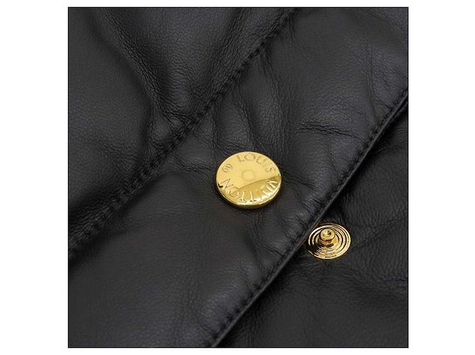 Abrigo de plumas Louis Vuitton negro marino Azul marino - vista 5