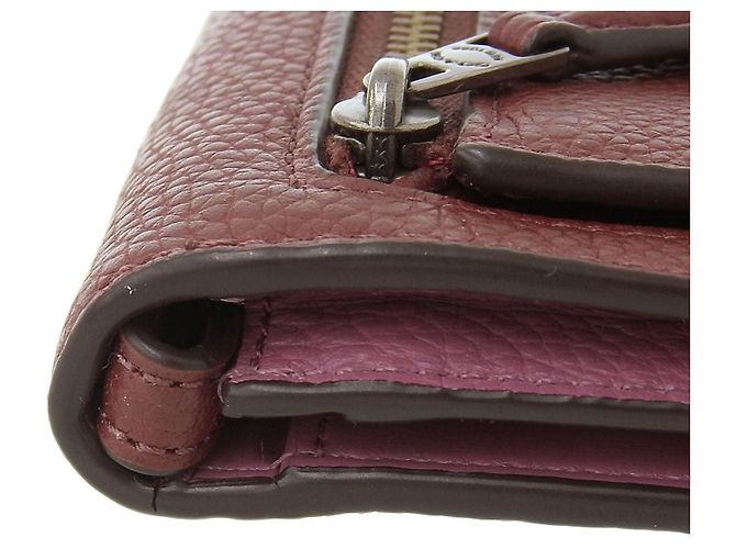 Portafoglio bifold in pelle Coach marrone 23590 - vista 5