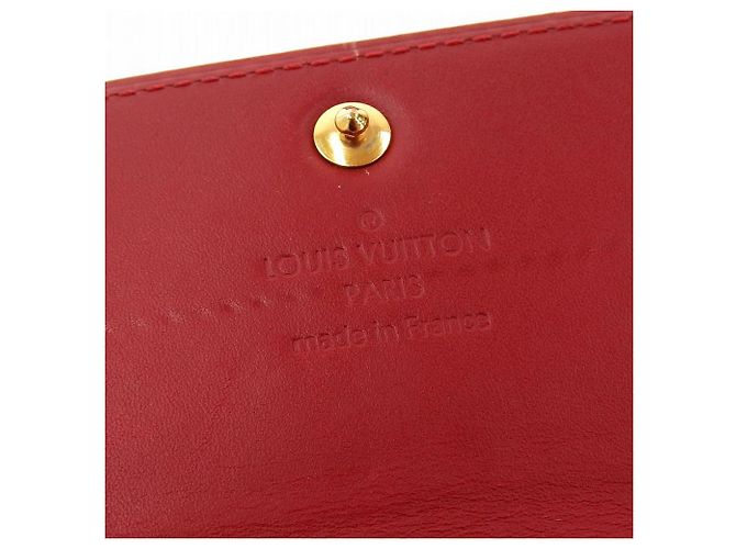 Louis Vuitton Vernis Sarah Wallet M93530 Red Purple - view 10