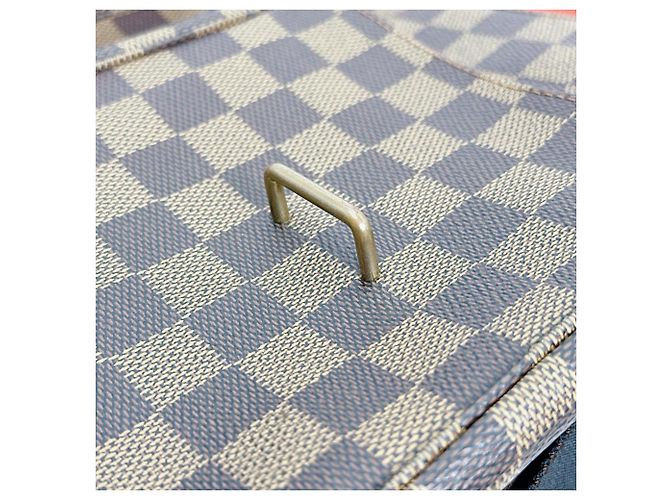 Borsa a spalla in tela Damier Louis Vuitton Marrone - vista 13