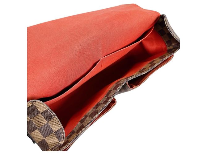 Borsa a spalla in tela Damier Louis Vuitton Marrone - vista 17