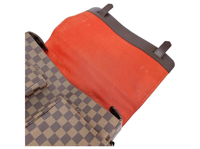 Borsa a spalla in tela Damier Louis Vuitton Marrone - vista 18