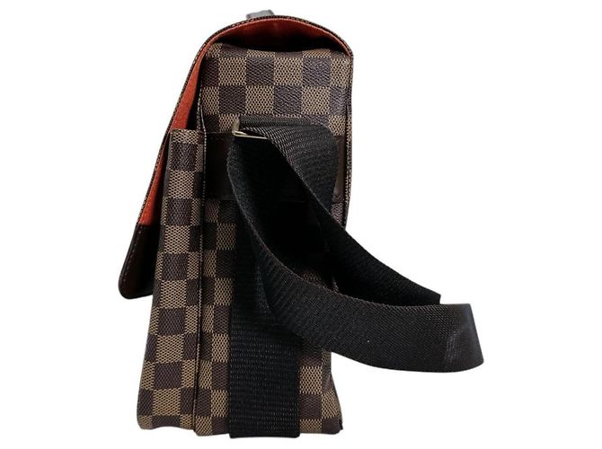 Borsa a spalla in tela Damier Louis Vuitton Marrone - vista 3