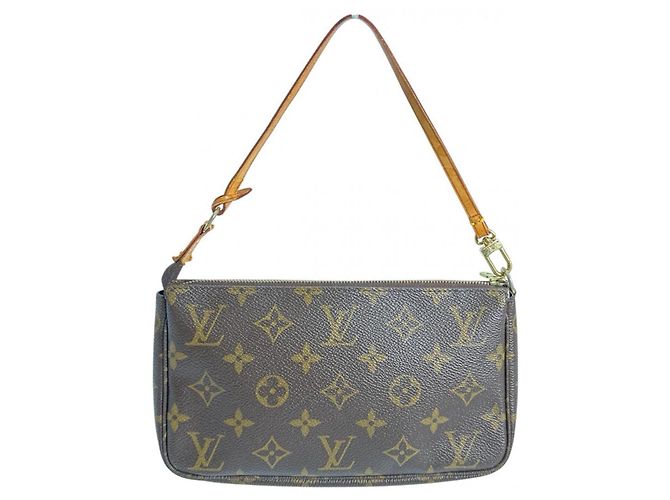 Louis Vuitton Monogram Pochette Accessoires Brown - view 2