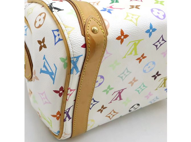 Louis Vuitton Monogram Multicolor Priscilla Handtasche Weiß Mehrfarben - vista 4