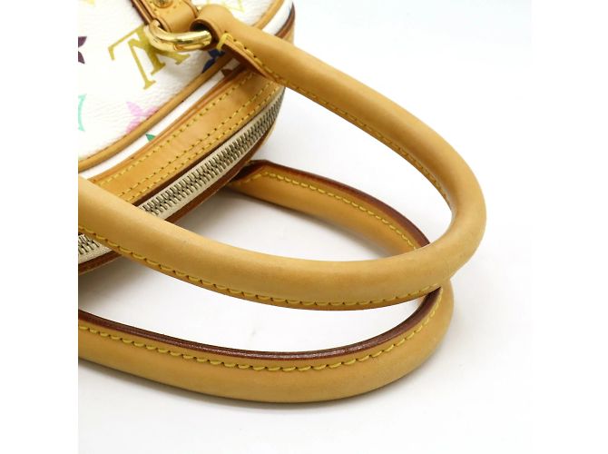 Louis Vuitton Monogram Multicolor Priscilla Handtasche Weiß Mehrfarben - vista 5