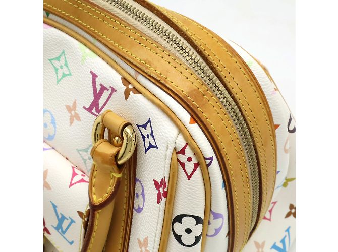 Louis Vuitton Monogram Multicolor Priscilla Handtasche Weiß Mehrfarben - vista 8
