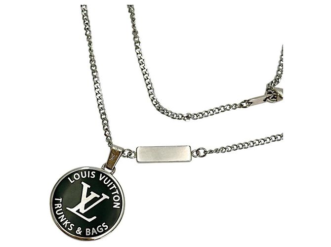 Collana in ottone argentato Louis Vuitton Argento - vista 4