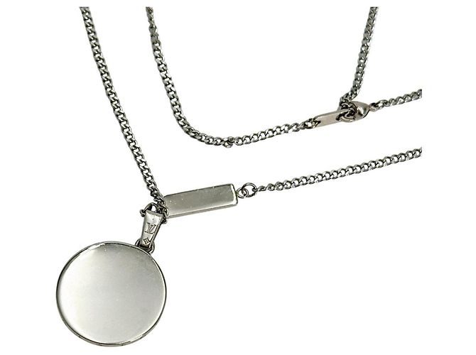 Collana in ottone argentato Louis Vuitton Argento - vista 5