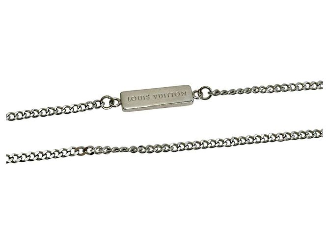 Collana in ottone argentato Louis Vuitton Argento - vista 6