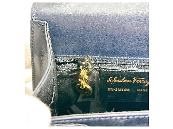 Borsa in pelle nera Salvatore Ferragamo Nero - vista 11