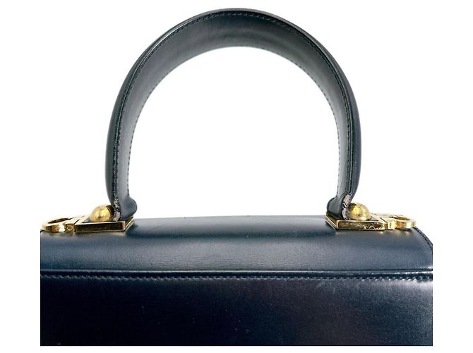 Borsa in pelle nera Salvatore Ferragamo Nero - vista 13