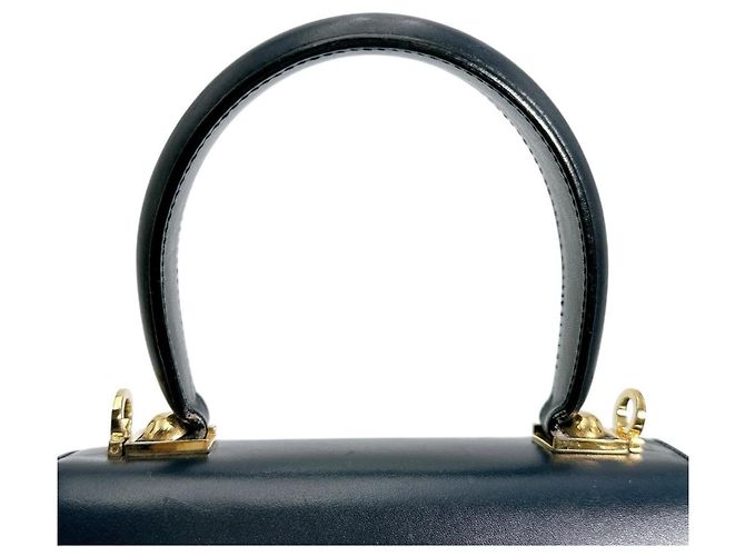 Borsa in pelle nera Salvatore Ferragamo Nero - vista 14
