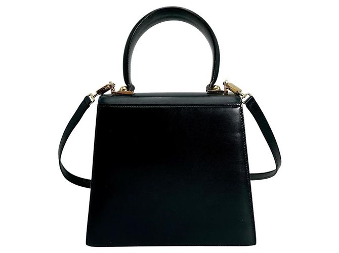 Borsa in pelle nera Salvatore Ferragamo Nero - vista 2