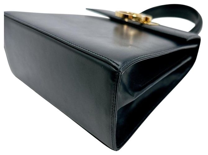 Borsa in pelle nera Salvatore Ferragamo Nero - vista 6