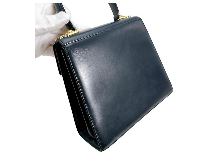 Borsa in pelle nera Salvatore Ferragamo Nero - vista 8