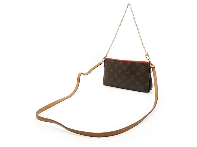 Borsa a Spalla Pallas Monogram di Louis Vuitton Rosso Fuschia Monogramma - vista 3