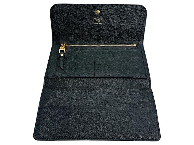 Louis Vuitton Langbörse Tri-fold aus Monogram Empreinte Marineblau - Ansicht 7