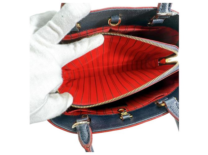 Borsa a Spalla Montaigne BB di Louis Vuitton Rosso - vista 14
