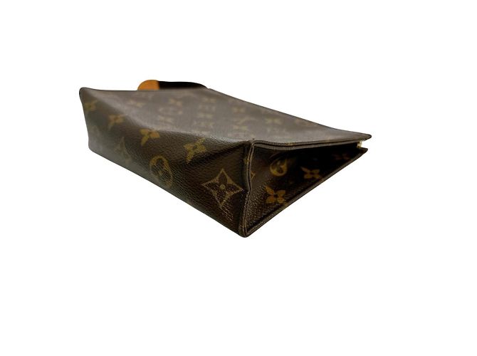 Pochette Monogram Louis Vuitton Marrone - vista 5