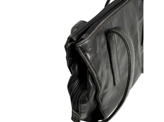 Schwarze Leder-Tote von Prada - Ansicht 14