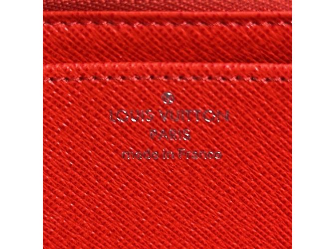 Cartera larga de cuero Epi Louis Vuitton Roja - vista 12