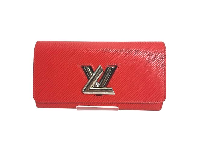 Cartera larga de cuero Epi Louis Vuitton Roja - vista 2