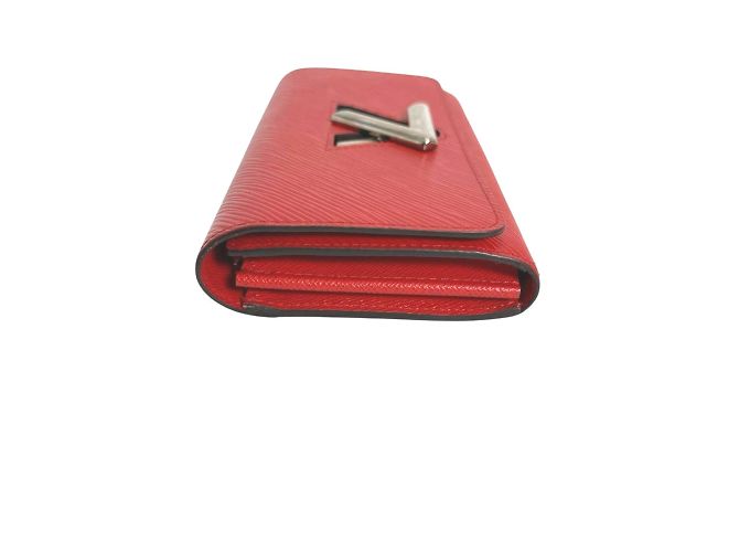 Cartera larga de cuero Epi Louis Vuitton Roja - vista 5