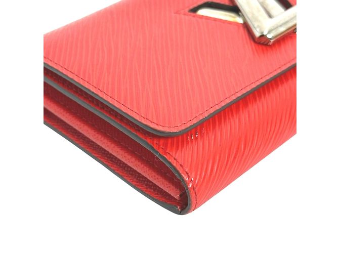 Cartera larga de cuero Epi Louis Vuitton Roja - vista 7