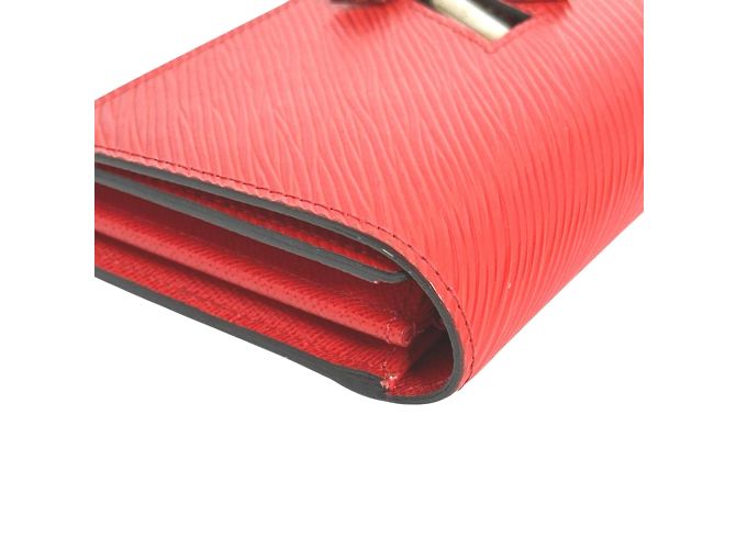 Cartera larga de cuero Epi Louis Vuitton Roja - vista 8