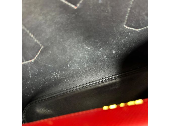 Prada rote Saffiano-Leder-Handtasche - Ansicht 15