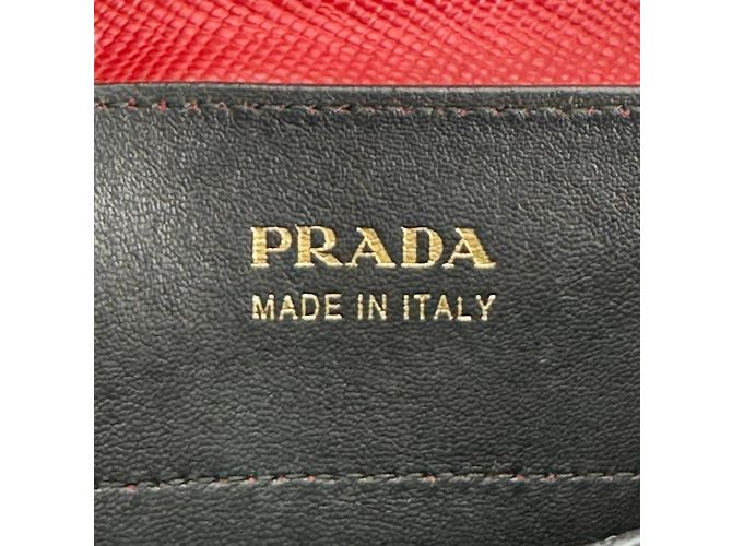 Prada rote Saffiano-Leder-Handtasche - Ansicht 19